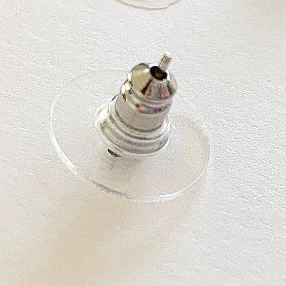 Starfish & Pearl Clam Shell Asymmetrical Rhinestone Stud Earrings - Picture 5 of 6